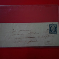 LETTRE PARIS ETOILE 1853 - 1853-1860 Napoléon III