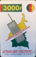 CAMEROUN  -  Phonecard  -  " 3 RP " - CAMTEL MOBILES  -  3000 F - Camerun