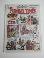 The FUNDAY TIMES Anglais N° 63 Asterix And The Big Fight Bugs Bunny 18/11/1990 - Autres & Non Classés
