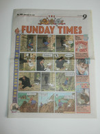 The Black Island FUNDAY TIMES TINTIN L'ile Noire Anglais N° 389 Du 23/02/1997 - Otros & Sin Clasificación