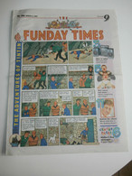 The Black Island FUNDAY TIMES TINTIN L'ile Noire Anglais N° 391 Du 09/03/1997 - Sonstige & Ohne Zuordnung