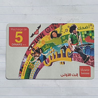 TUNISIA-(TUN-REF-TUN-28B)-rain Bow-(161)-(0358-420-1034-185)-(look From Out Side Card Barcode)-used Card - Tunisia