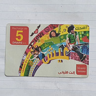 TUNISIA-(TUN-REF-TUN-28B)-rain Bow-(162)-(1020-047-4289-683)-(look From Out Side Card Barcode)-used Card - Tunisia