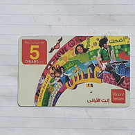 TUNISIA-(TUN-REF-TUN-28B)-rain Bow-(165)-(4188-099-1384-711)-(look From Out Side Card Barcode)-used Card - Tunisia