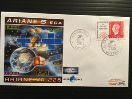 2015 SPACE ARIANE V226 SKY MUSTER ARSAT 2 KOUROU Noir Marianne // PORT GRATUIT Si Achats > 50 Euros - Europa
