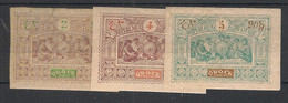 OBOCK - 1894 - N°Yv. 48 - 49 - 50 - Guerriers 2c / 4c / 5c - Neuf * / MH VF - Ungebraucht