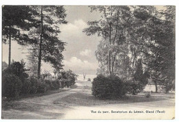 GLAND (Suisse) Sanatorium Du Léman. Vue Du Parc, Envoi 1922 - Gland