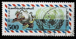 Syrien 1988,Michel# 1706 O World Post Day - Syria