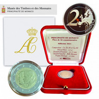 2€ MONACO 2021 Commémorative 10 Ans Du Mariage Princier BE Proof Albert II Et Charlène Neuf - Unclassified