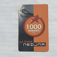 TUNISIA-(TUN-REF-TUN-305)-nedjma-(189)-(9309-3056-005-426)-(look From Out Side Card Barcode)-used Card - Tunesië