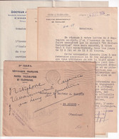 1934 - LETTRE De SERVICE De La DIRECTION Des POSTES De VAUCLUSE à AVIGNON => HOPITAL De ST DIDIER - Lettres Civiles En Franchise