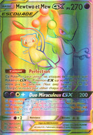 Vintage Pokémon : Psychic GX Mewtwo Et Mew Rainbow - 2019 - FRA - Mint Condition - Sonne Und Mond