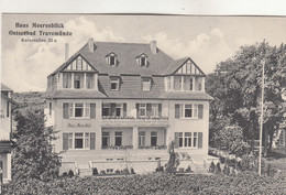 A3858) Ostseebad TRAVEMÜNDE - Haus MEERESBLICK - Kaiserallee 35a  - Sehr Alt ! 20.07.1917 - Lübeck-Travemuende