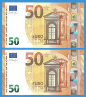 50 EURO SPAIN DRAGHI PAREJA VB-V013 UNC-FDS (D194) - 50 Euro