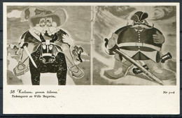 1944 Sweden Karlsson Willie Bergstrom Postcard, Postanstalen 1232 - Militaire Zegels