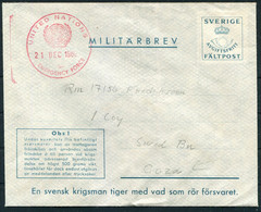 1962 Sweden United Nations Emergency Force UNEF 2 Gaza Militarbrev Faltpost - Militaires