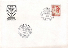 Luxembourg Luxemburg 1989 Lettre Kopstal Ses Promandes Et Ses Forêts Cachet Spécial - Briefe U. Dokumente