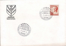 Luxembourg Luxemburg 1989 Lettre Kopstal Ses Promandes Et Ses Forêts Cachet Spécial - Covers & Documents