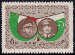 ✔️  Iran Persie 1959 - Visit Ayub Khan - Mi. 1070 ** MNH - Iran