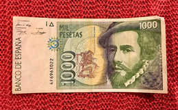 ESPAGNE BILLET1000 Pesetas 1992 Hernan Cortes - [ 4] 1975-… : Juan Carlos I