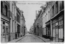 D59 - BOUCHAIN < RUE HENRI BOCQUET + Magasins: Charcuterie, Estaminet, Imprimerie - Bouchain
