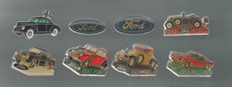 PINS PIN'S AUTO 569  AUTOMOBILE FORD USA LOGO RETRO MUSTANG 1032 MODELA 1929 1947 1966 1940 LOT 8 PINS - Ford