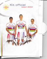 Collection Cyclisme Professionnel - Kit Officiel (pochette Incomplète) Equipe Cofidis Saison 2004 Avec Fiches Coureurs - Radsport