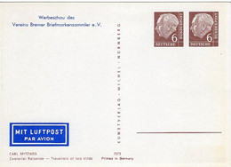 50498 - Bund - 1956 - 2@6Pfg. Heuss I PGALpKte. "Spitzweg", Ungebr. - Autres & Non Classés