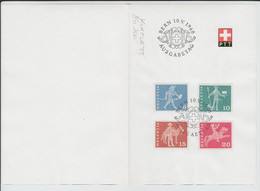 Briefmarken Set Schweiz 1960 Helvetia Ausgabetag 10.V.1960 4 Bögen - PTT - Autres & Non Classés