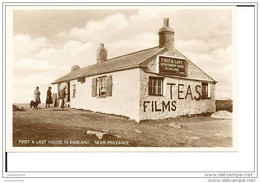 FIRST LAST HOUSE IN ENGLAND NEAR PENZANCE CPA BON ETAT - St.Ives