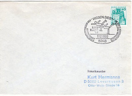 50506 - Bund - 1980 - 40Pfg. B&S EF A. DrucksBf. SoStpl. WISSEN - LAKE PLACID '80 ... -> Leverkusen - Invierno 1980: Lake Placid