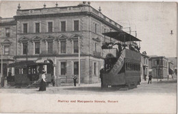 AUSTRALIA HOBART TASMANIA MURRAY AND MACQUARIE STREETS TRAMWAYS - Hobart