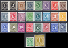 Allemagne Zone AAS 1946 Yvert 1 / 19 - 21 / 27 ** TB - American,British And Russian Zone