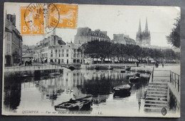 CPA 29 QUIMPER - Vue Sur L'Odet Et La Cathédrale - Edit. LL 40 - Réf. I 228 - Quimper