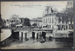 CPA 29 QUIMPER - Le Confluent Du Steir Et De L'Odet - Les Postes Et Télégraphe - Edit. Villard 26 Bis - Réf. I 230 - Quimper