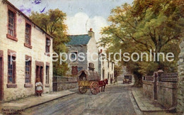 BARE VILLAGE MORECAMBE OLD ART COLOUR POSTCARD A.R. QUINTON NO 3286 SALMON RARE - Quinton, AR