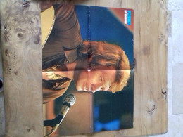 4/  POSTER JOHNNY HALLYDAY COTE D AZUR 1970 FACE A  ET FACE B  EN TOURNEE 1970 - Plakate & Poster