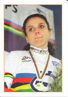 Photo Cyclisme - Portrait De Leontien Zijlaard Van Moorsel, Championne Du Monde Du Contre La Montre Le 7 Octobre 1998 - Radsport