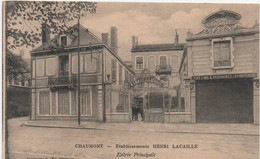 CARTE POSTALE  VERS 1900 HENRI LACAILLE DISTILLEUR   [52] Haute Marne > Chaumont GARANTIE AUTHENTIQUE - Chaumont