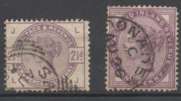 Grande BRETAGNE YVERT 73 Et 79, Oblitérés  Great Britain Used, Cf Sans Recto Verso - Gebraucht