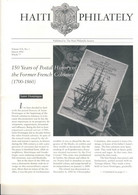 (LIV) HAITI PHILATELY 1994 - 150 YEARS OF POSTAL HISTORY OF THE FORMER FRENCH COLONIES (1700-1860) SAINT DOMINGUE - Filatelie En Postgeschiedenis