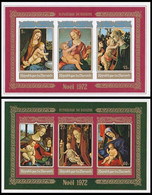 BL62/63A**(538/40 & PA252/254 ND/OG) - Noël I / Kerstmis I / Weihnachten I / Christmas I - BURUNDI - Quadri