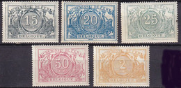 BELGIQUE - 5 Valeurs De 1882/94 Neuves TB FAUX - Mint