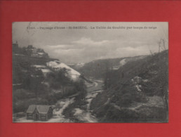 CPA -  Paysage D'Hiver - St Brieuc  - La Vallée Du Gouëdic Par Temps De Neige - Saint-Brieuc