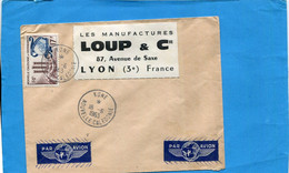 Marcophilie*-lettre-Nouvelle Calédonie>Françe-cad-Kone- 1963-thematic--stamp-N°307 Lutte Contre La Faim - Storia Postale