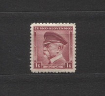 Böhmen Und Mähren Vorläufer A1 = CSR 406 Masaryk 1 K. Postfrisch - Unused Stamps