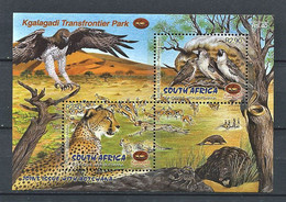 267 AFRIQUE Du SUD 2001 - Yvert BF 81 - Felin Oiseau Tortue - Neuf ** (MNH) Sans Charniere - Unused Stamps