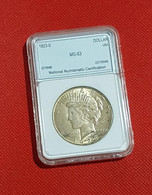 USA *1923 S* Dollar De La Paix En Argent - Collezioni