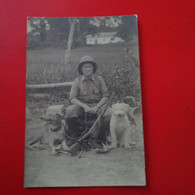 CARTE PHOTO DOUALA CHASSEUR 1922 - Cameroon