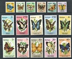 267 KENYA 1987 - Yvert 411/26 - Papillon - Neuf ** (MNH) Sans Charniere - Kenya (1963-...)